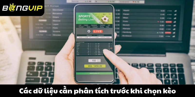 Các dữ liệu quan trọng cần phân tích trước khi chọn kèo