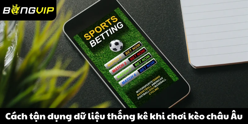 Cách tận dụng dữ liệu thống kê khi chơi kèo châu Âu