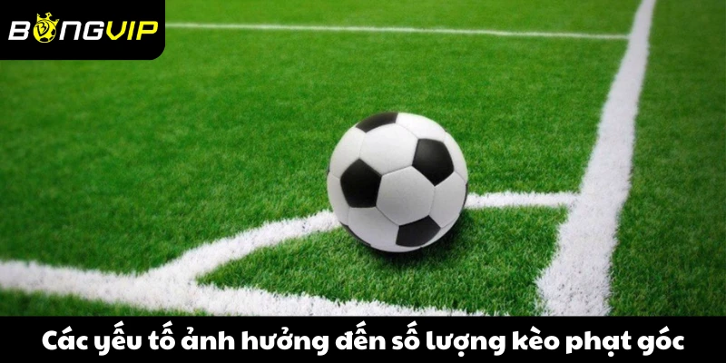 Các yếu tố ảnh hưởng đến số lượng kèo phạt góc trong trận đấu