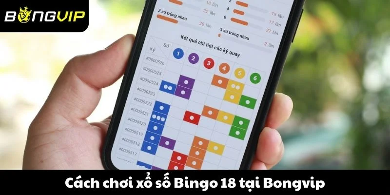 Cách chơi xổ số Bingo 18 tại Bongvip